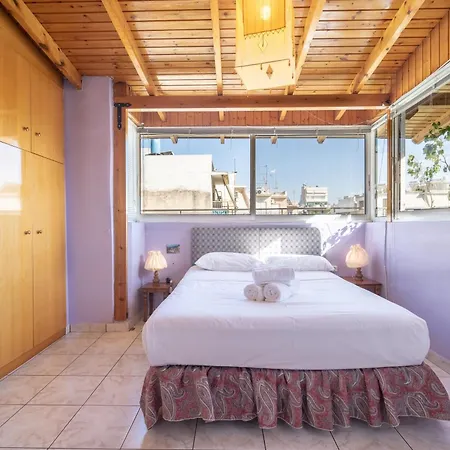 N.Kosmos Metro St. 1 Bedroom 5 Pers Flat By Mps Athens Exterior photo
